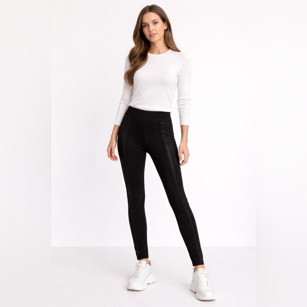 Vince Black Leggings | Size 2 | Sleek Minimal Style - Picture 1 of 4